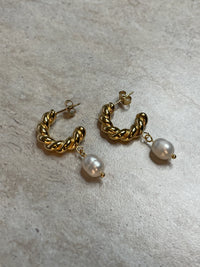 Lumi Pearl Hoops