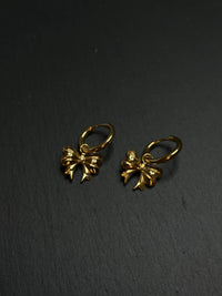 Bow Drop Hoops