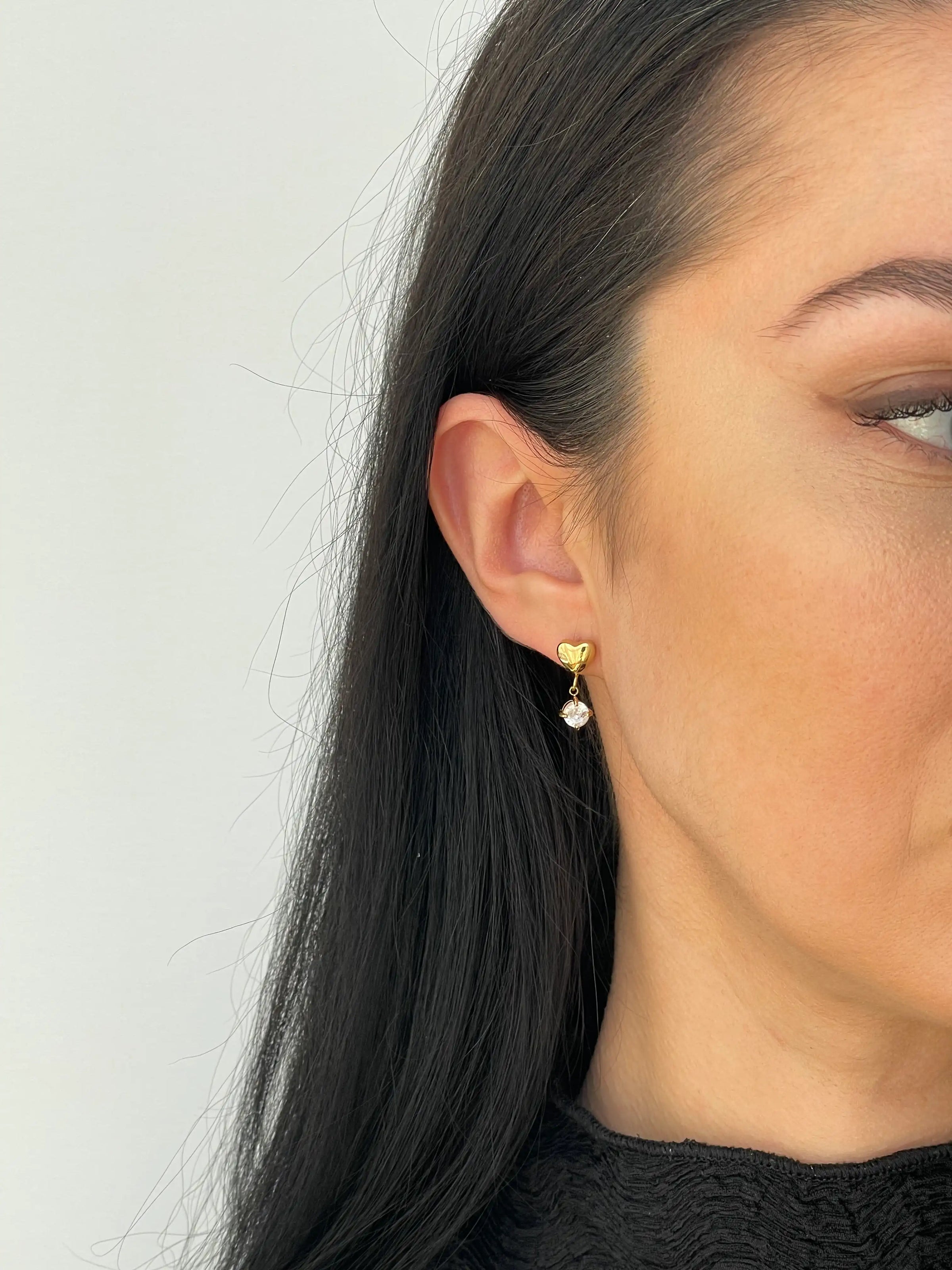 Soft Heart Studs