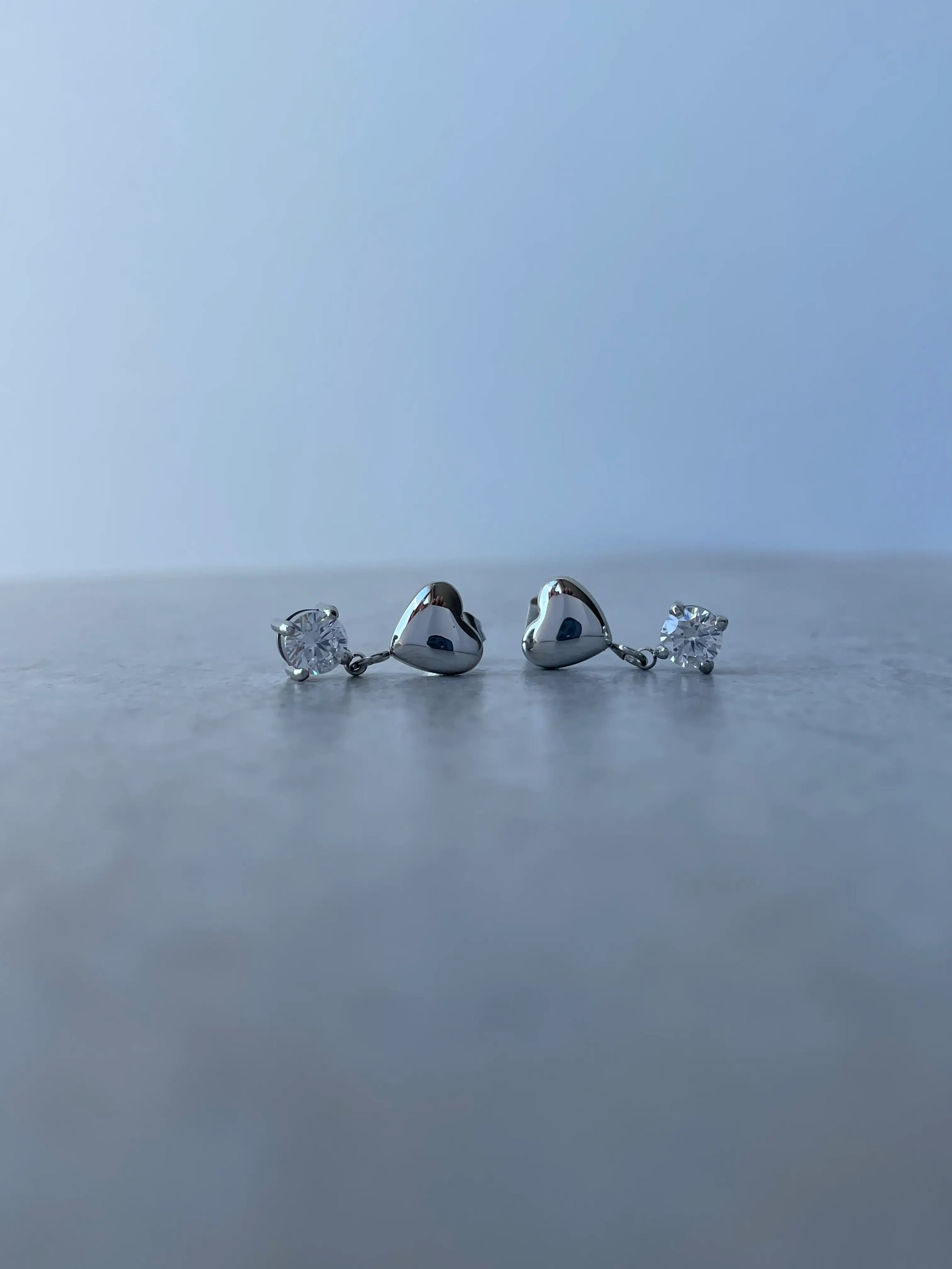 Soft Heart Studs