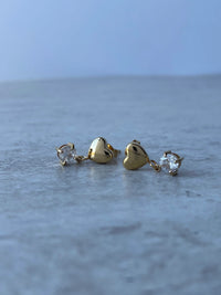 Soft Heart Studs